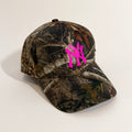 World Famous Neon Pink Logo Camo Cap